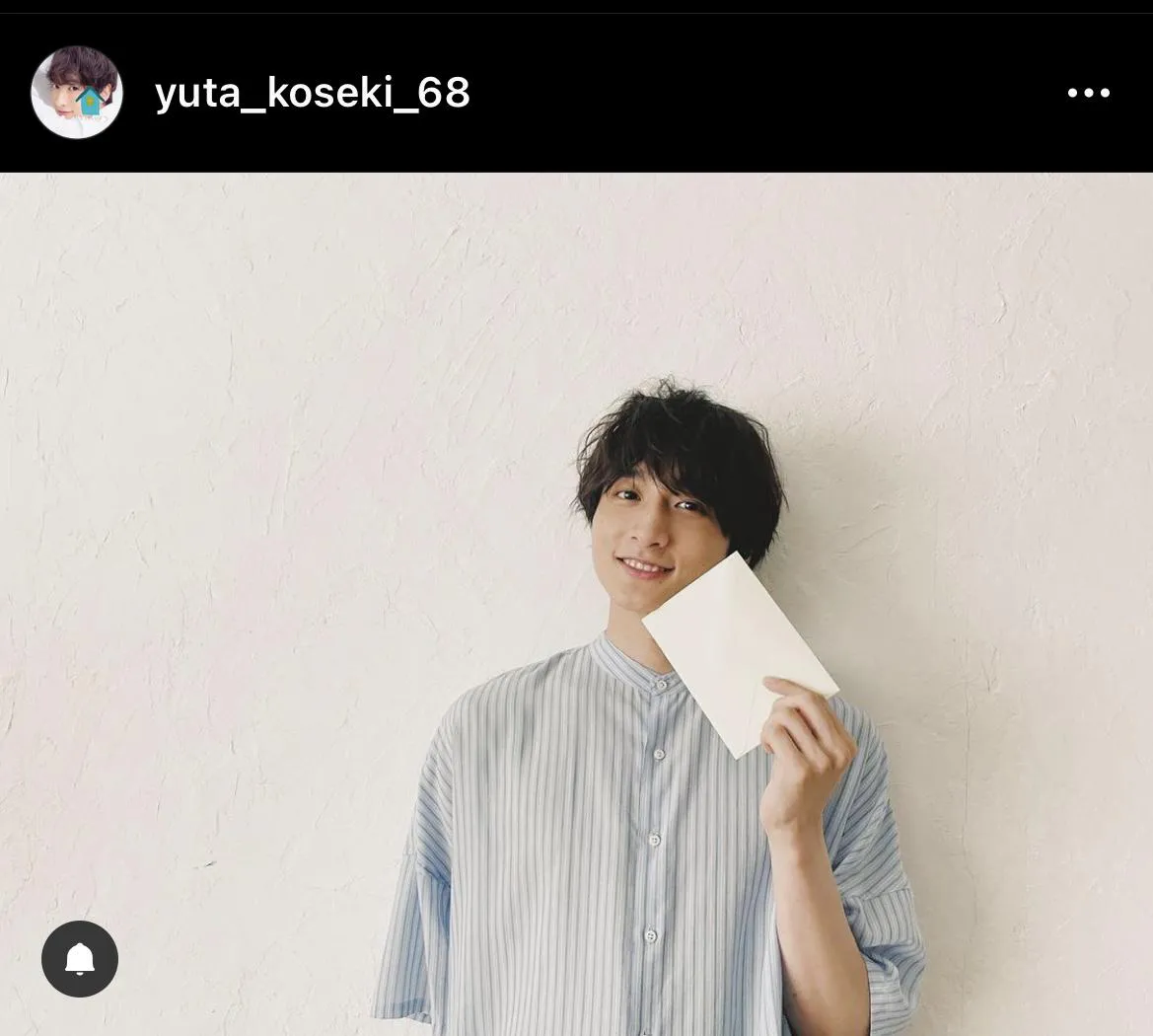 ※小関裕太オフィシャルInstagram(yuta_koseki_68)より