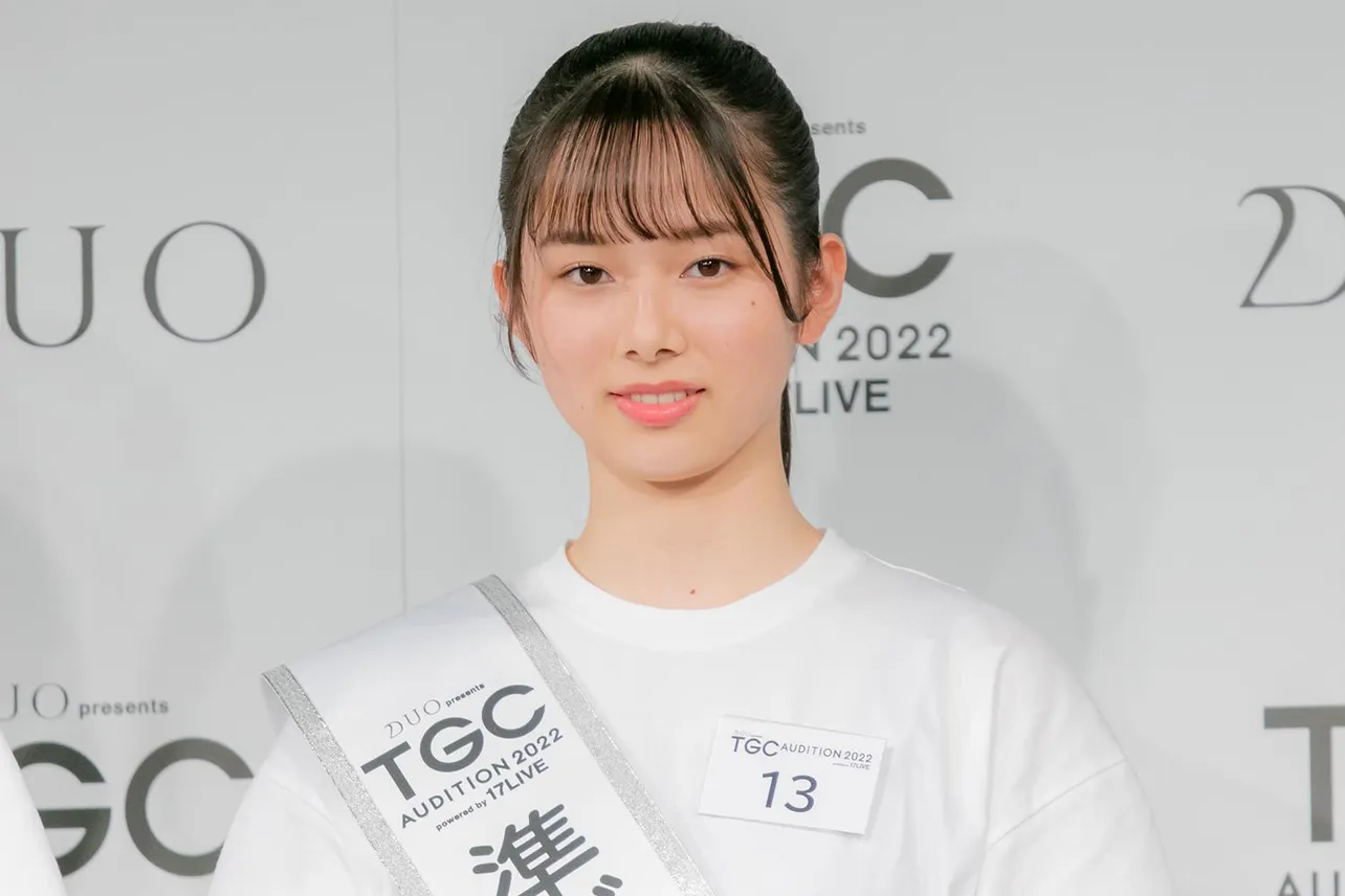 「TGC AUDITION 2022」で準グランプリに輝いた山本奈津美さん　