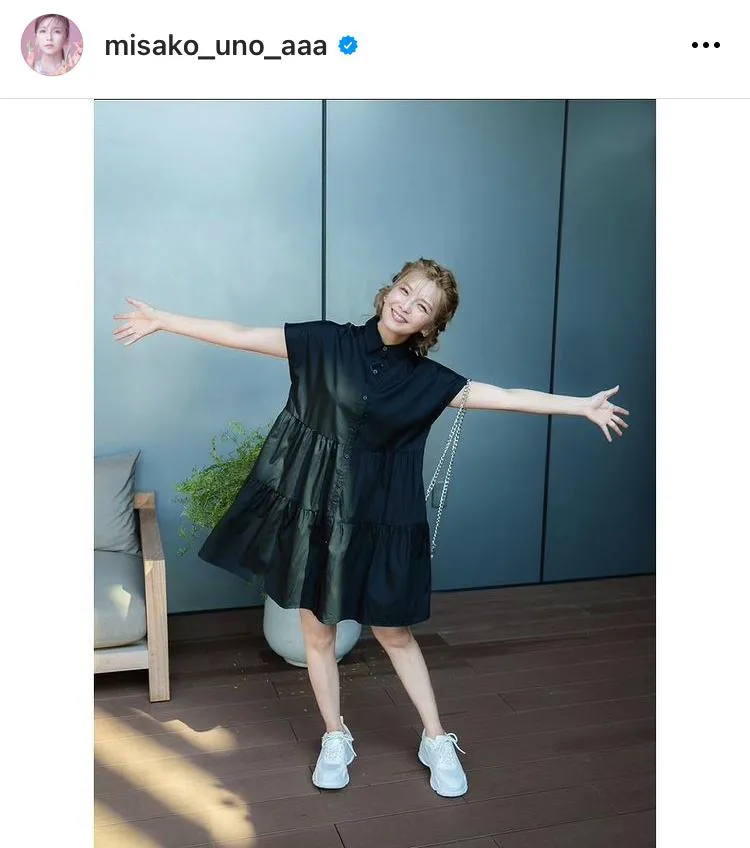 ※画像は宇野実彩子公式Instagram(misako_uno_aaa)より