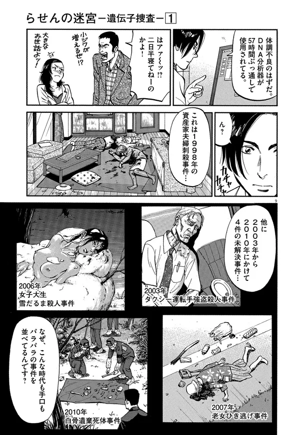 画像 漫画 5件の未解決事件は繋がっていた 再鑑定で見つかった同一人物のdna らせんの迷宮 5 10 19 Webザテレビジョン