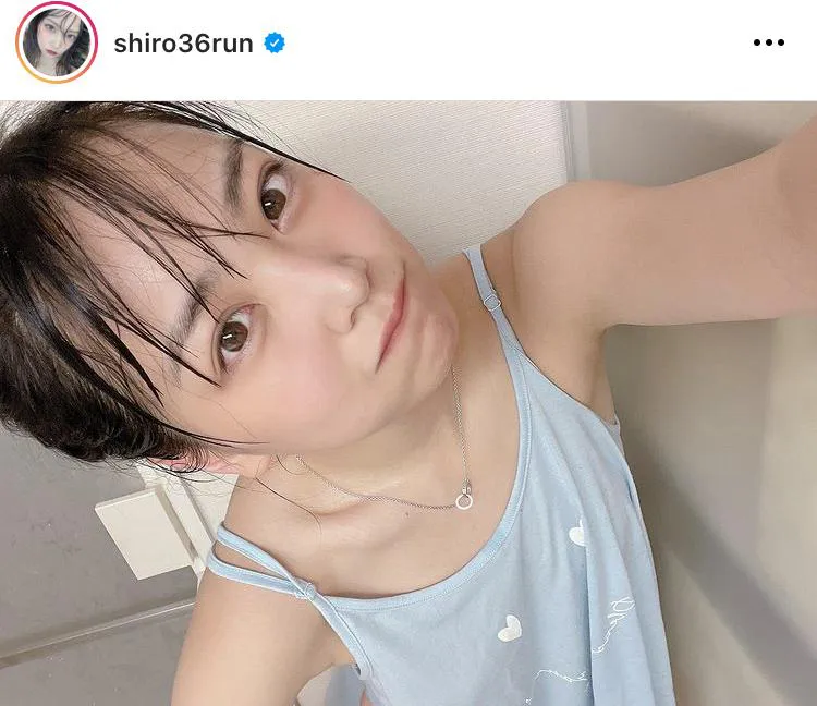 ※画像は白間美瑠公式Instagram(shiro36run)のスクリーンショット