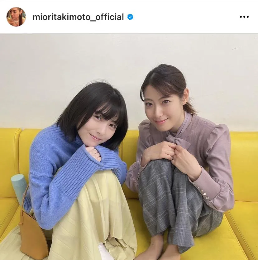 ※瀧本美織公式Instagram(mioritakimoto_official)より