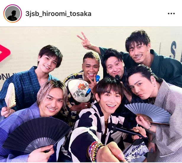 ※画像は登坂広臣オフィシャルInstagram(3jsb_hiroomi_tosaka)のスクリーンショット