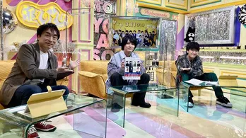 飛ぶ鳥を落とす勢いの榎木淳弥、スターのかぶり物で登場　誘えていない先輩の関智一とのごはん会の約束をゲット＜声優と夜あそび＞