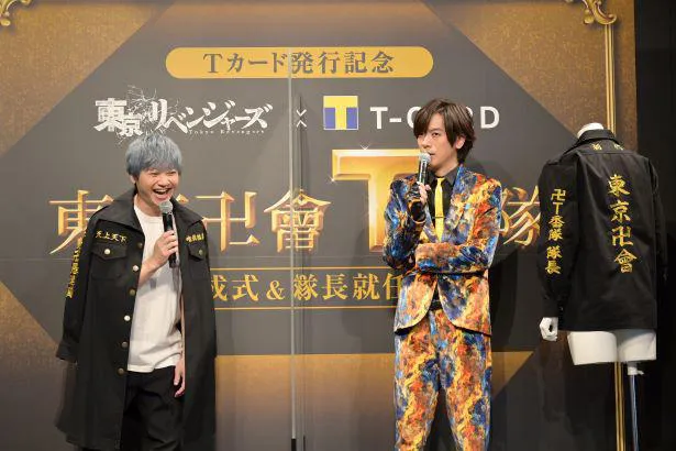 楽しそうに「東京リベンジャーズ」について語る(写真左より)林勇とDAIGO