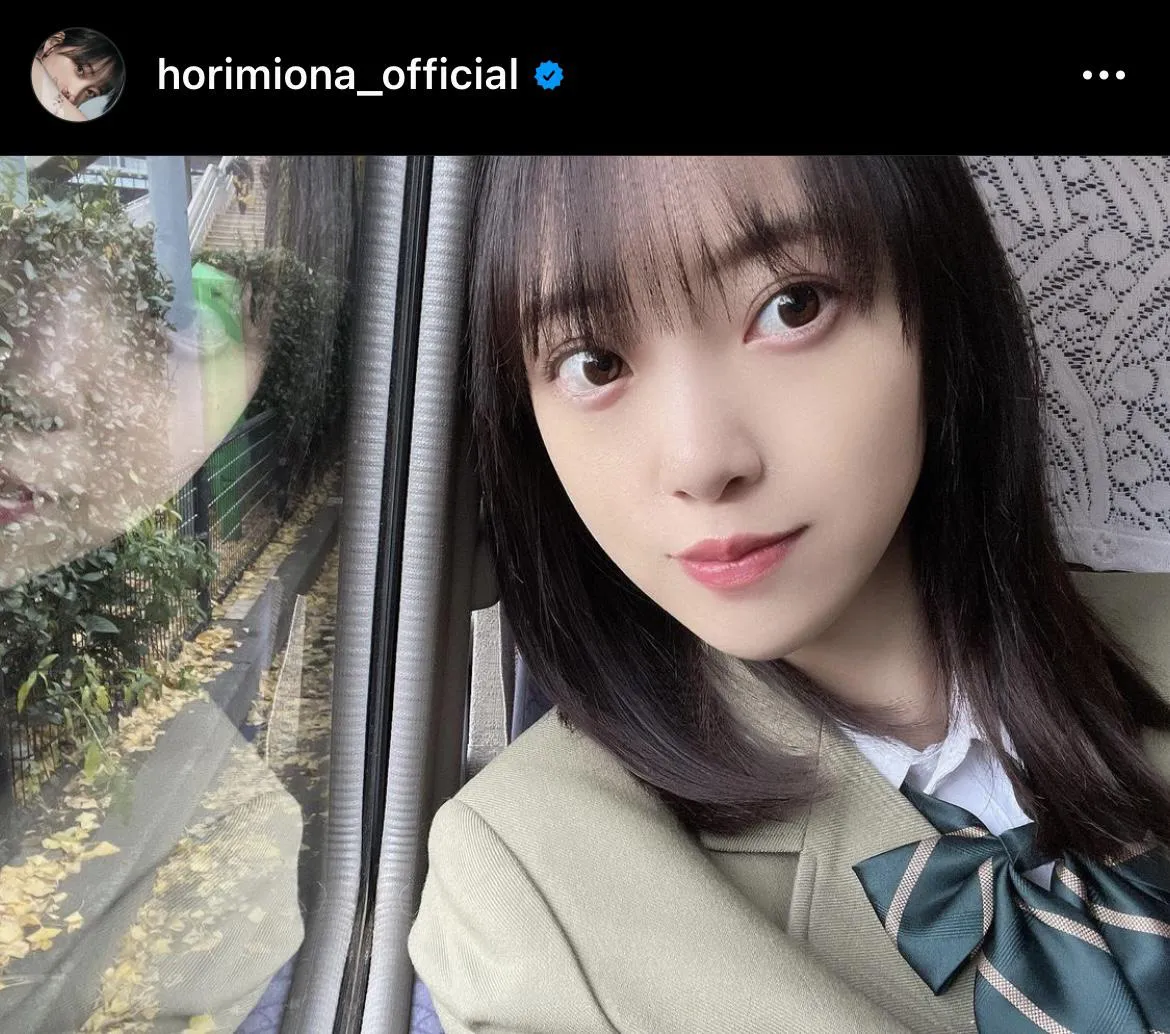 ※堀未央奈オフィシャルInstagram(horimiona_official)より