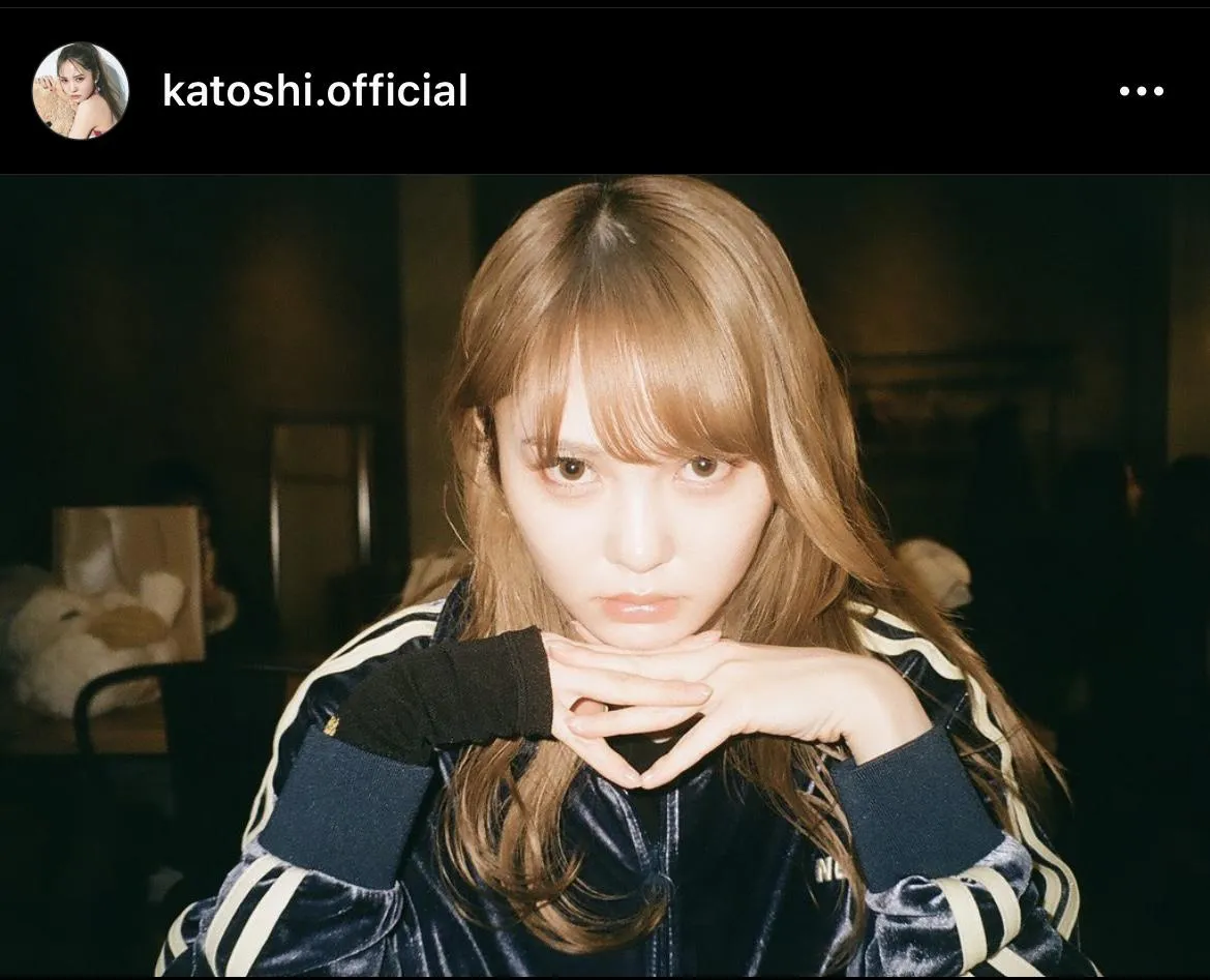 ※画像は加藤史帆公式Instagram(katoshi.official)のスクリーンショット