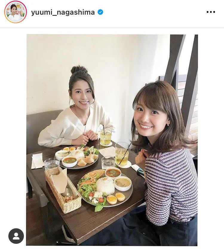 ※画像は永島優美アナ公式Instagram(yuumi_nagashima)のスクリーンショット