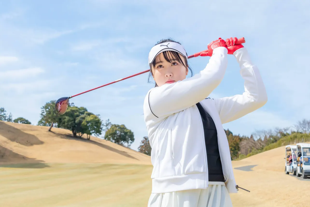 4月3日(日)放送の「ゴルフ女子　ヒロインバトル」(BS12)で、番組初参戦を果たした本田望結