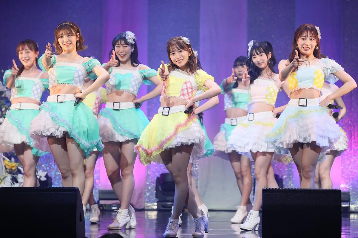 SKE48・大場美奈(中央)の卒業コンサート最終日 昼公演が行われた