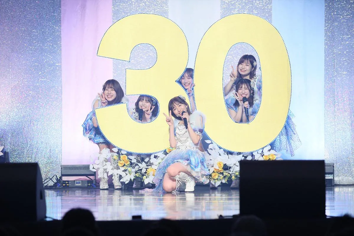 SKE48・大場美奈(中央)の卒業コンサート最終日 夜公演が行われた