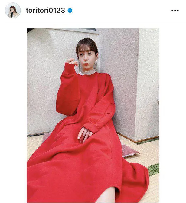 ※トリンドル玲奈オフィシャルInstagram(toritori0123)より