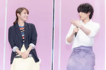 松村北斗、“撮影裏話”を聞かれ戸惑う広瀬アリスをフォロー「裏話のタネになっちゃうタイプ」<恋マジ>