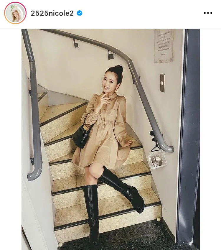 ※藤田ニコル公式Instagram(2525nicole2)のスクリーンショット