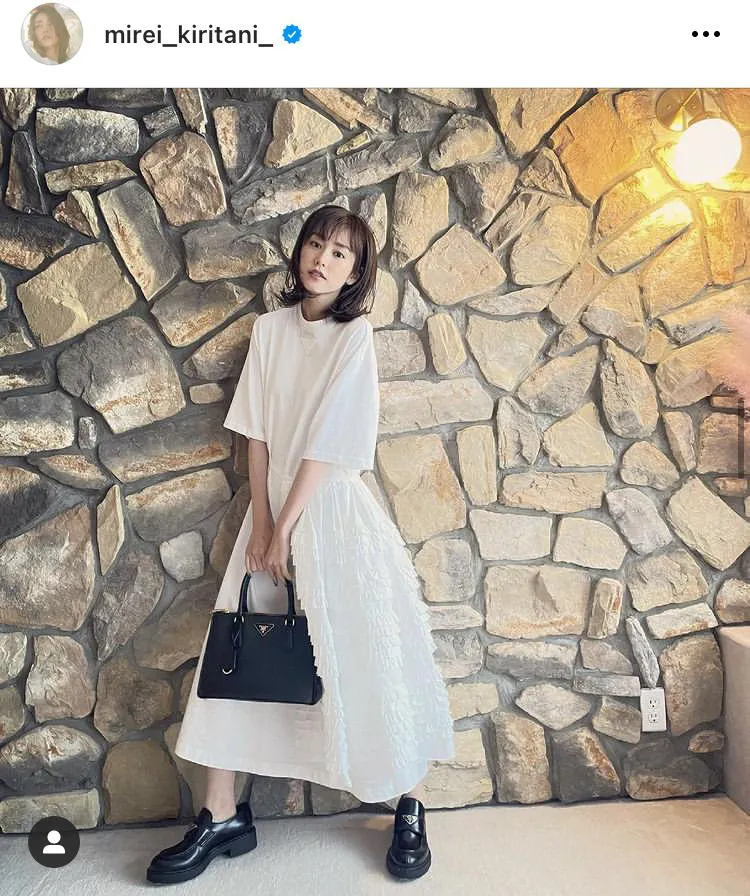 ※桐谷美玲オフィシャルInstagram(mirei_kiritani_)より