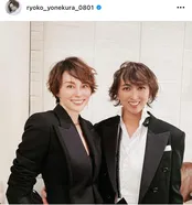 画像 米倉涼子 宝塚の男役みたい 紫吹淳との イケメン 2shotにファン興奮 かっこいい 3 Webザテレビジョン