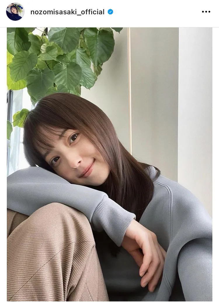 ※佐々木希オフィシャルInstagram(nozomisasaki_official)より