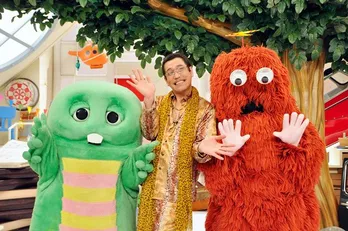 ピコ太郎とガチャピン・ムックの夢のコラボが実現！