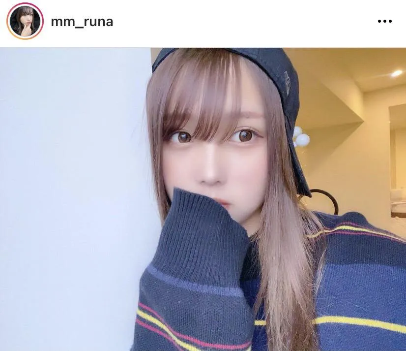 画像はるな公式Instagram(mm_runa)のスクリーンショット