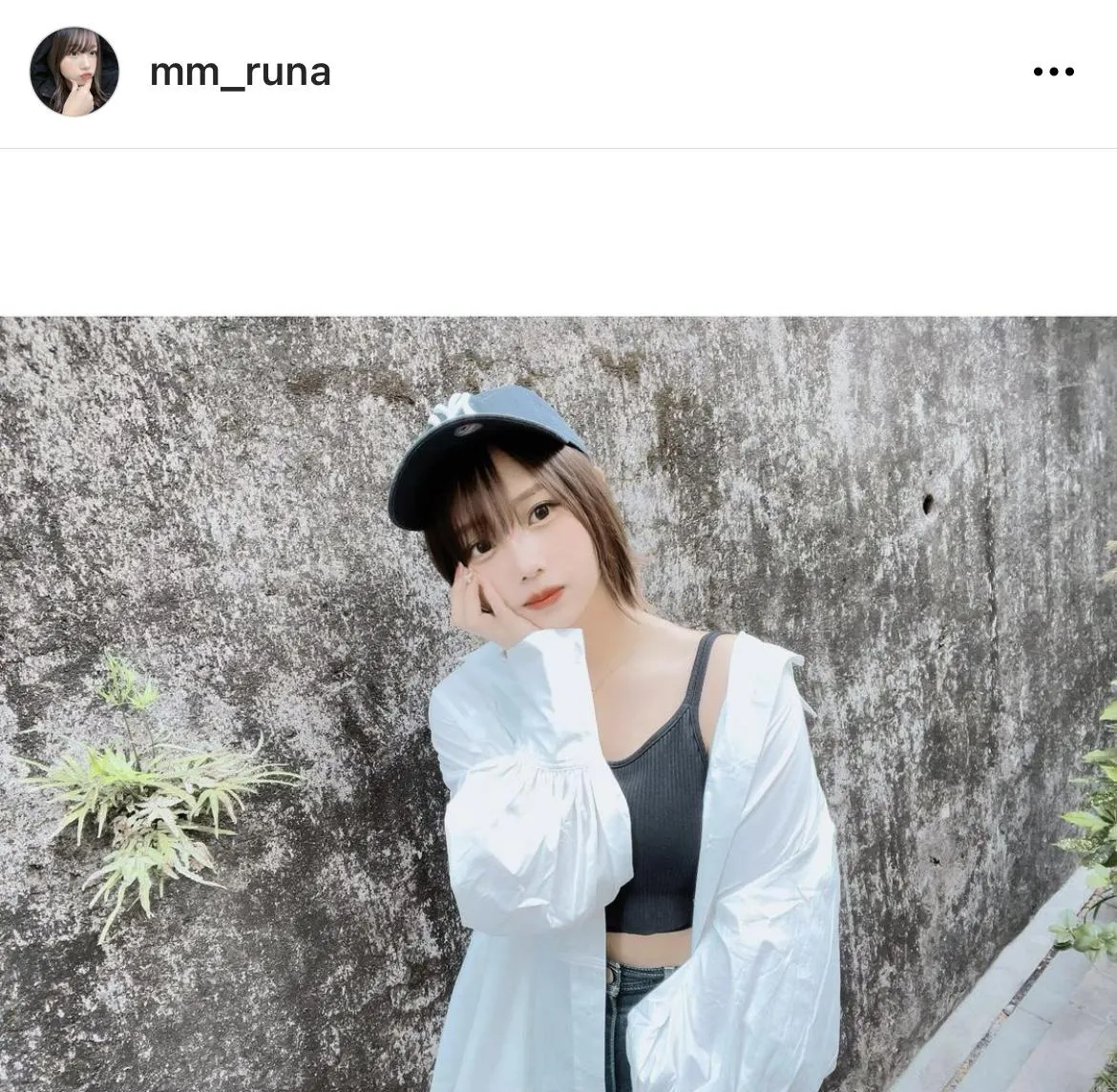 画像はるな公式Instagram(mm_runa)のスクリーンショット