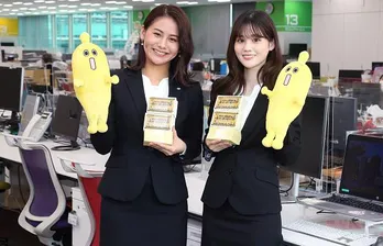 テレ東新人アナウンサー・中原みなみ、藤井由依が社内で初仕事「勉強になった一日でした」