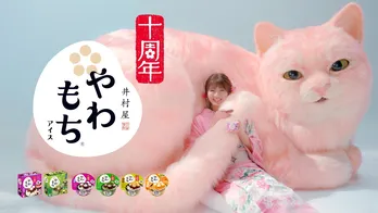 岡崎紗絵、デビュー10年“一番の思い出”は「教場」の撮影 “10周年”やわもちアイス新TVCMキャラクターに起用