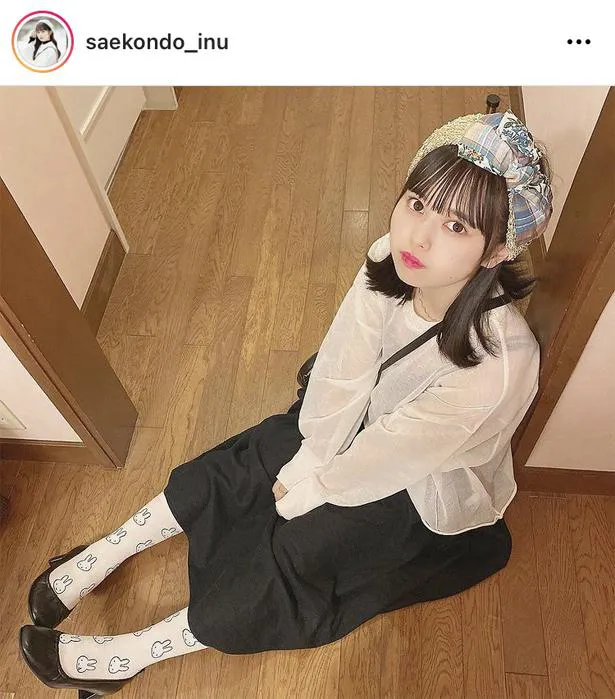 ※画像は、近藤沙瑛子(saekondo_inu)オフィシャルInstagramのスクリーンショット