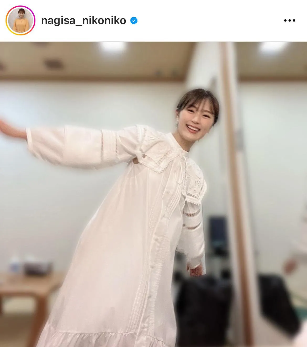  ※渋谷凪咲オフィシャルInstagram(nagisa_nikoniko)より