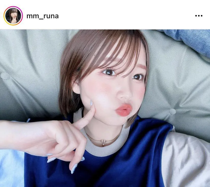 画像は流那公式Instagram(mm_runa)のスクリーンショット