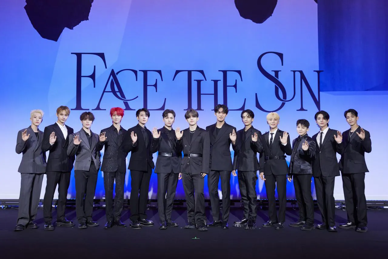 SEVENTEENの4th Album『Face the Sun』のグローバル記者会見が行われた