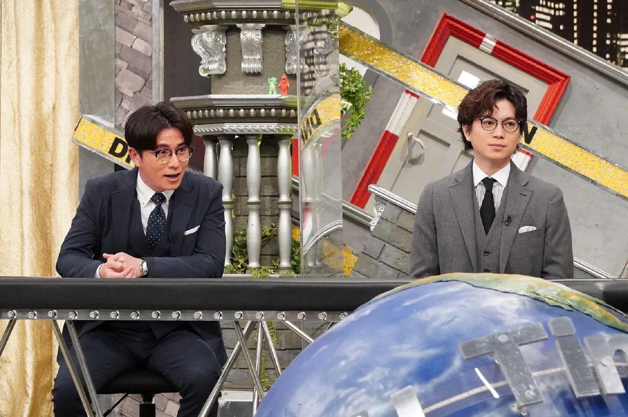 「全力！脱力タイムズSP」に出演する藤森慎吾、加藤シゲアキ(写真左から)