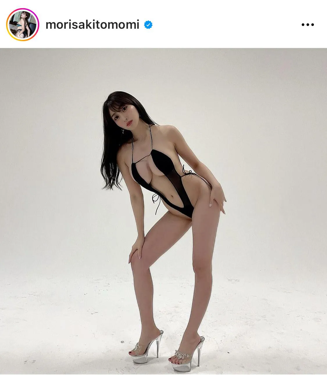 ※森咲智美オフィシャルInstagram(morisakitomomi)より