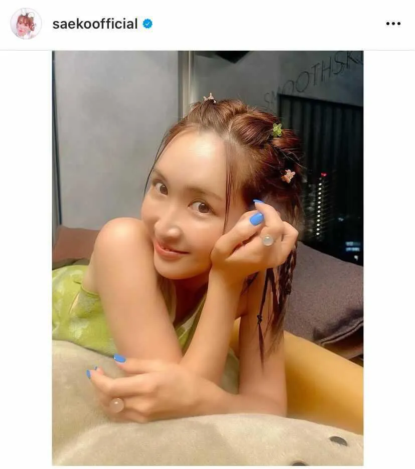※紗栄子公式Instagram(saekoofficial)より