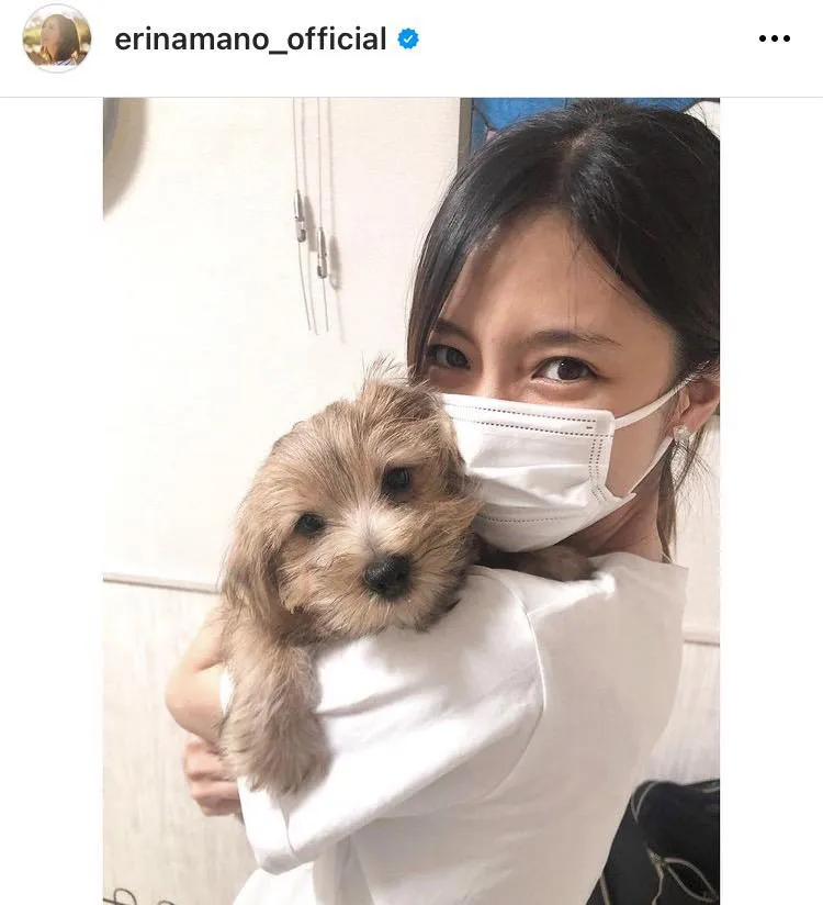 ※真野恵里菜オフィシャルInstagram(erinamano_official)より