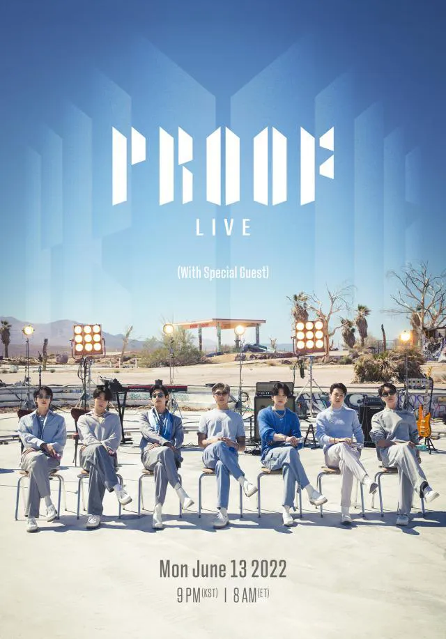 「Proof Live」は6月13日午後9時 公式Youtubeチャンネル「BANGTANTV」にて視聴可能