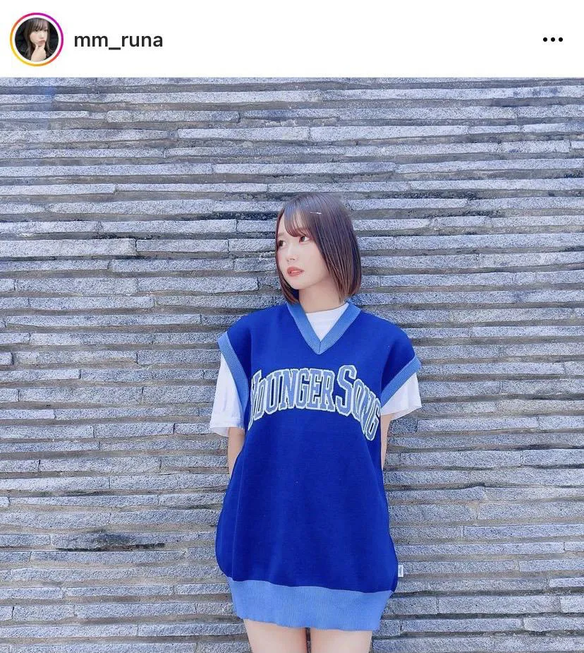 画像は流那公式Instagram(mm_runa)のスクリーンショット