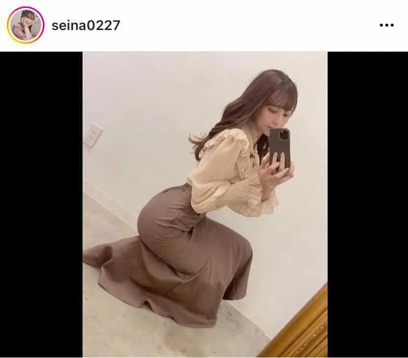 ※竹内星菜オフィシャルInstagram(seina0227)より