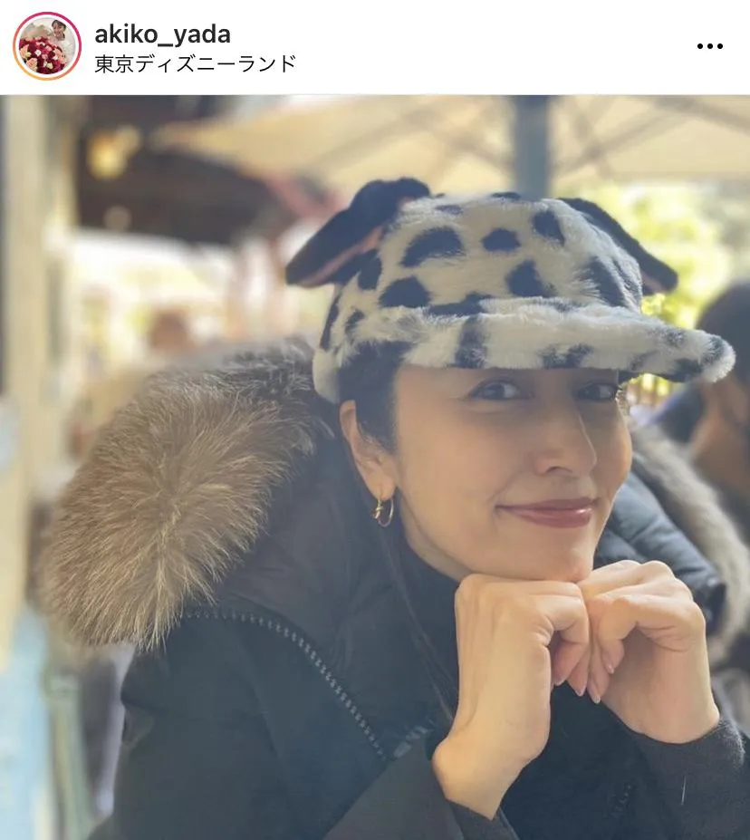 ※矢田亜希子公式Instagram(akiko_yada)より