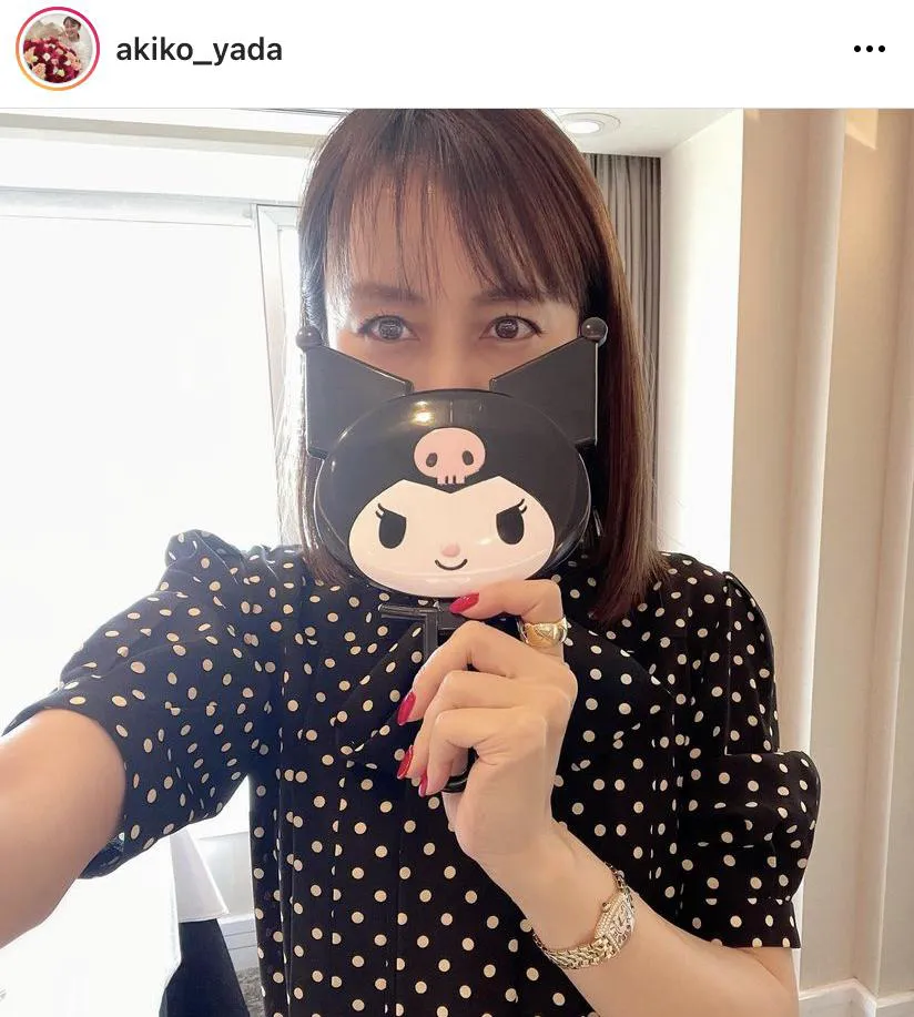 ※矢田亜希子公式Instagram(akiko_yada)より