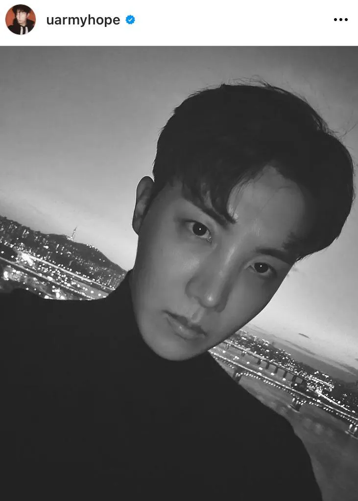 ※J-HOPEオフィシャルInstagram(uarmyhope)より