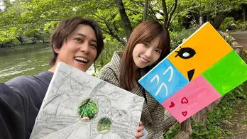 佐野岳、笑顔で寄りそう島崎遥香との自撮りショットを公開「一番かわいい!」<私たち結婚しました 3>