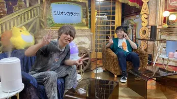 仲村宗悟「巨大うちわを持てば綱渡りができる」説を検証で全身粉まみれに“いけるわけないじゃん！”＜声優と夜あそび＞