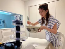 “けいぴー”中田圭祐、流しそうめんにはしゃぐ“うみ”川島海荷の姿を公開「可愛かった」<私たち結婚しました 3>