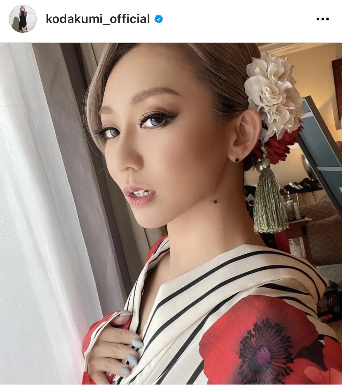 ※倖田來未オフィシャルInstagram(kodakumi_official)より