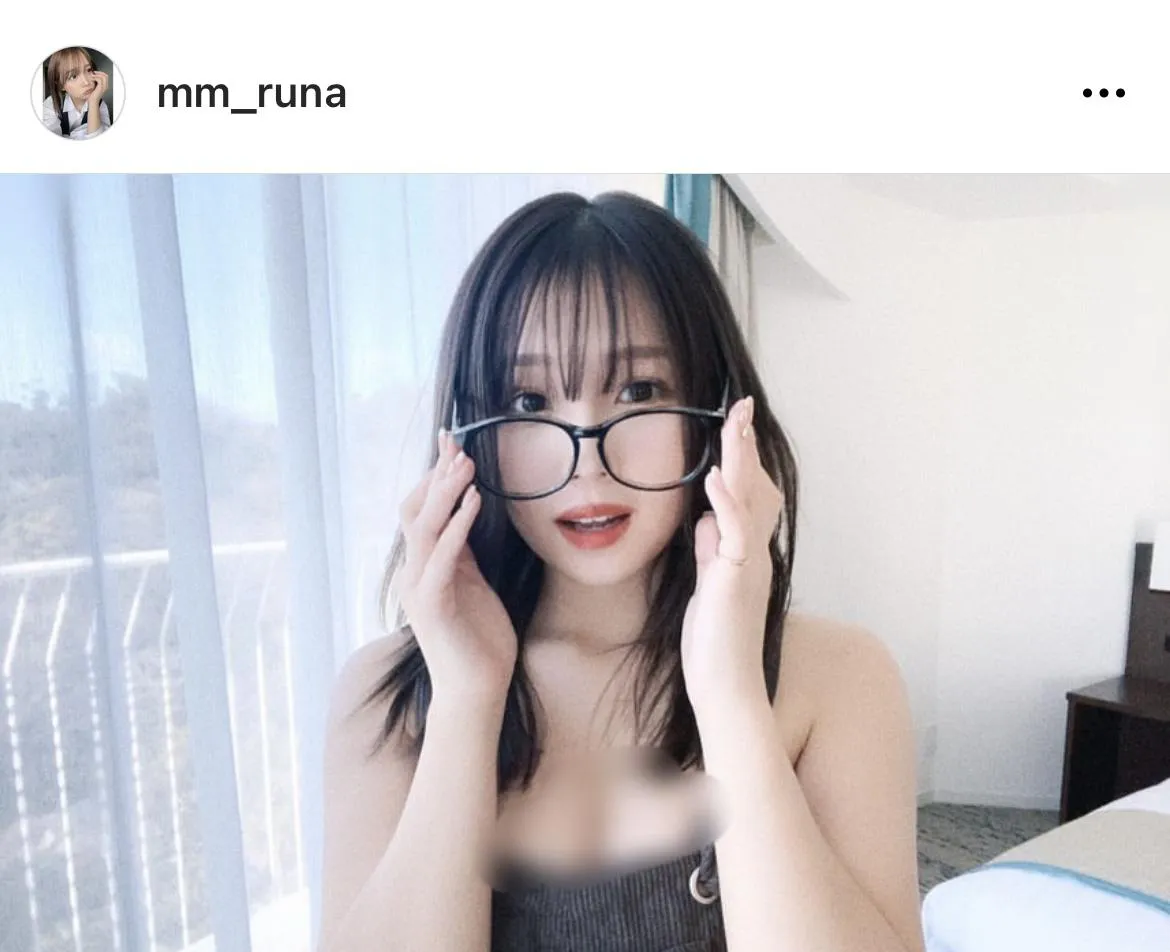 画像は流那公式Instagram(mm_runa)のスクリーンショット