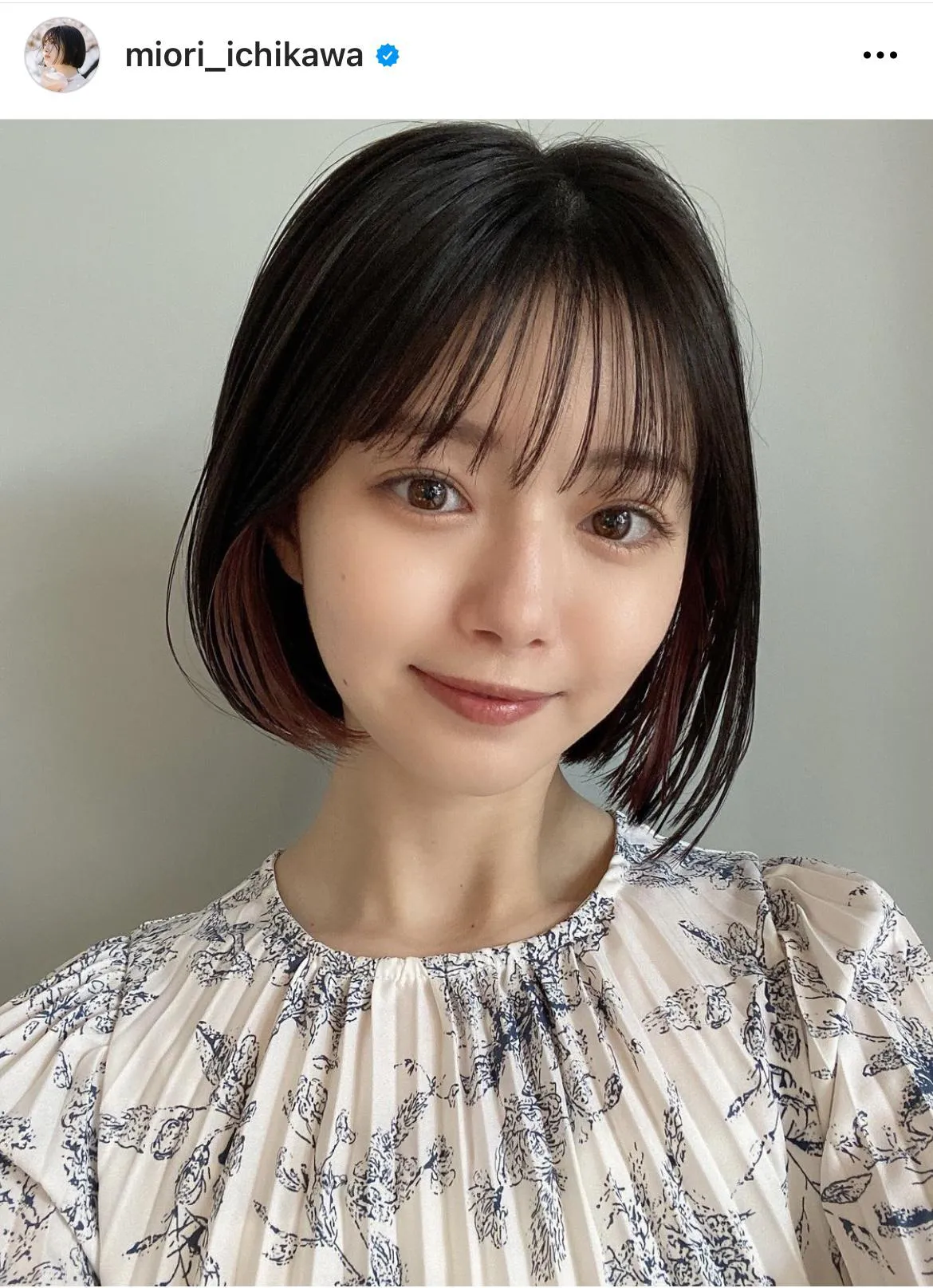  ※画像は市川美織(miori_ichikawa)公式Instagramのスクリーンショット