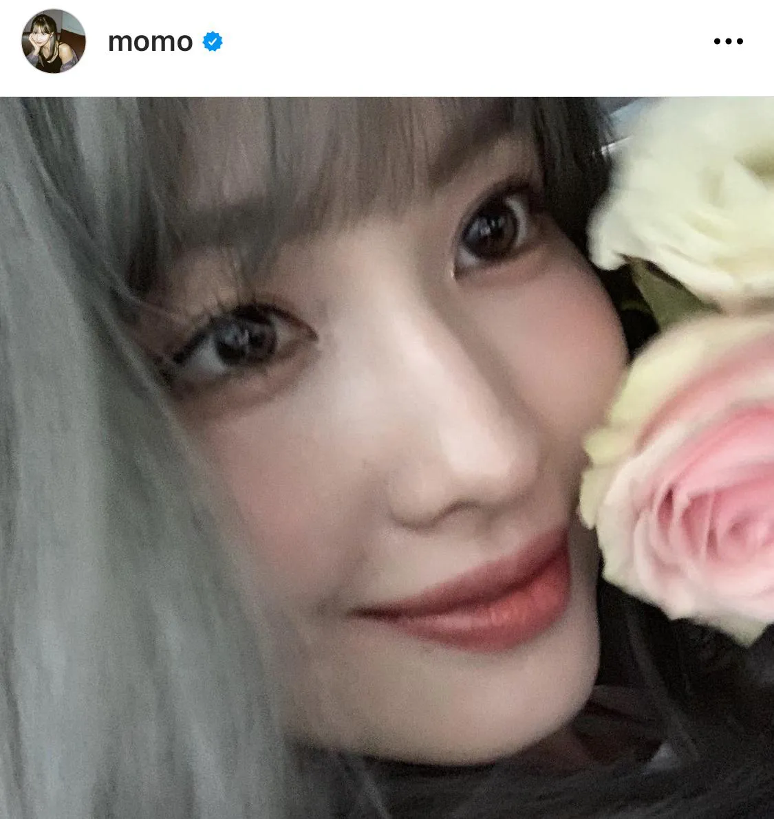 ※モモの公式Instagram(momo)からのスクリーンショット