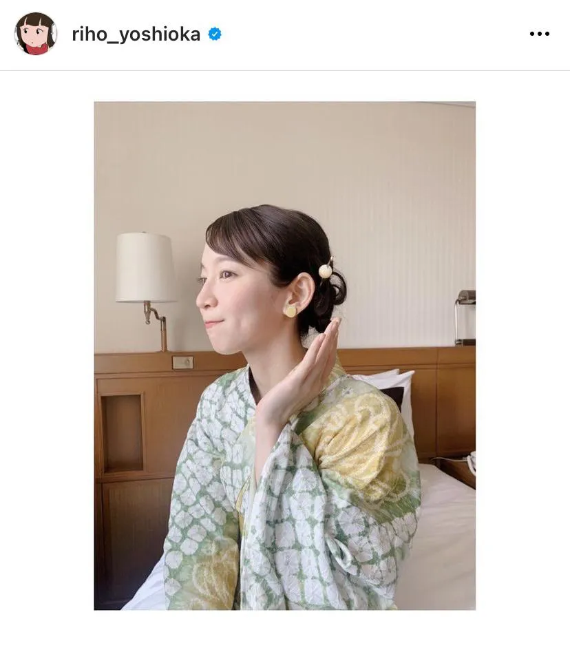 　※吉岡里帆公式Instagram(riho_yoshioka)より