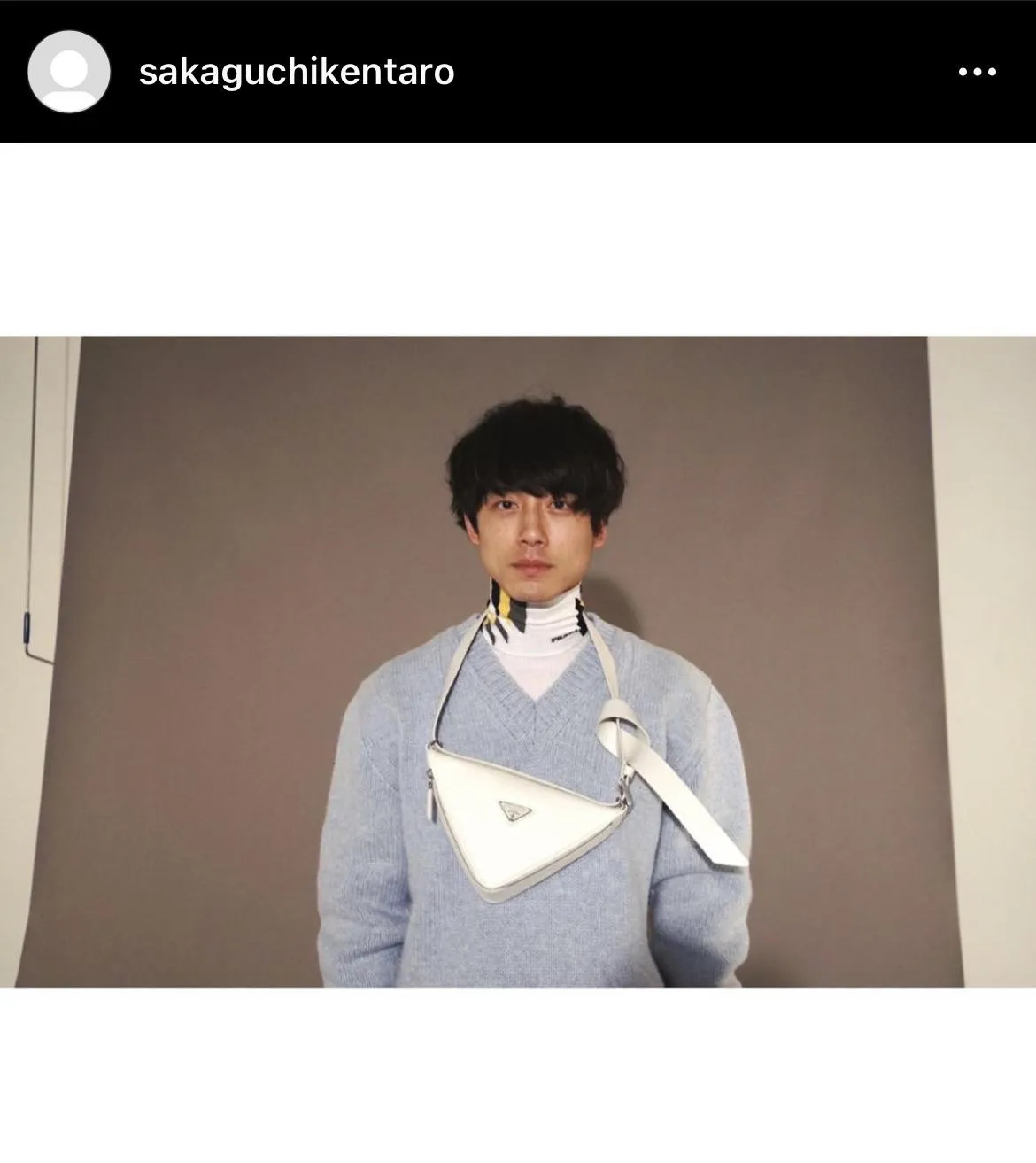 ※坂口健太郎オフィシャルInstagram(sakaguchikentaro)より