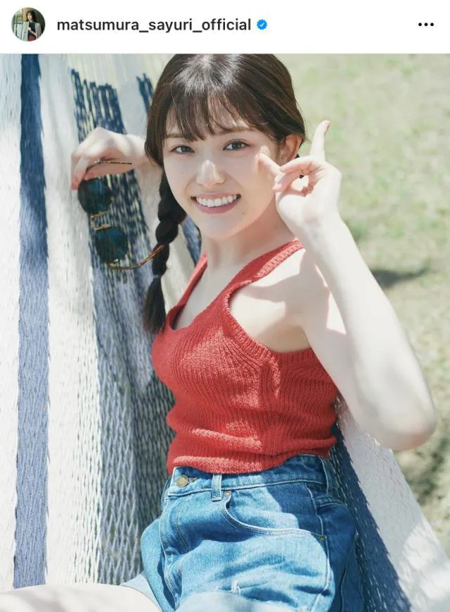 画像・写真 松村沙友理、透き通る美肌…“近距離自撮りショット”に反響